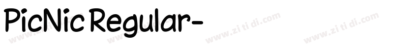 PicNic Regular字体转换